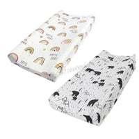 Reusable Baby Diaper Changing Pad Cover - Soft Breathable Nappy Mat