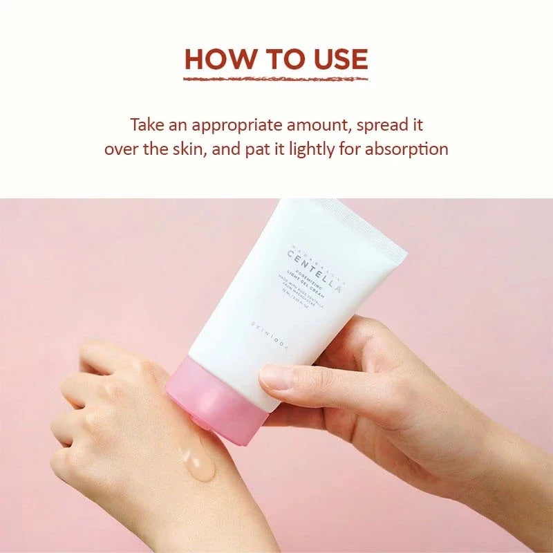 SKIN1004 Madagascar Centella Poremizing Light Gel Cream 75ml  Pores Care Deep Hydration Facial Creams Skincare Beauty Products