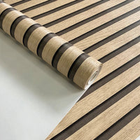 45cm Big Roll Home Decoration Background Wall Desk Cabinet Wallpaper Wood Stripes Waterproof PVC Self-adhesive Wall Stickers WAREHOUSE SHOP