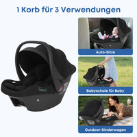 Infant Baby Car Seat 0-12 Months - Sun Canopy I-Size Safety Seat