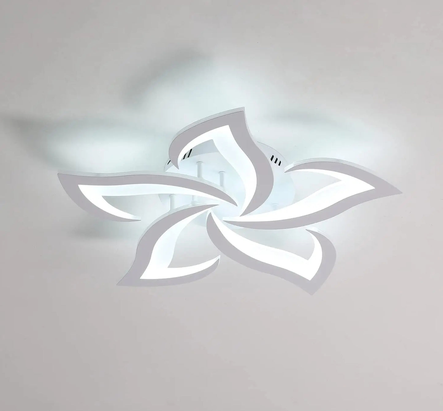 LED Ceiling Light,Modern Ceiling Lamp 60W 4500LM，Modern Petal Ceiling Light Fixture for Living Room Kitchen Bathroom Bedroom