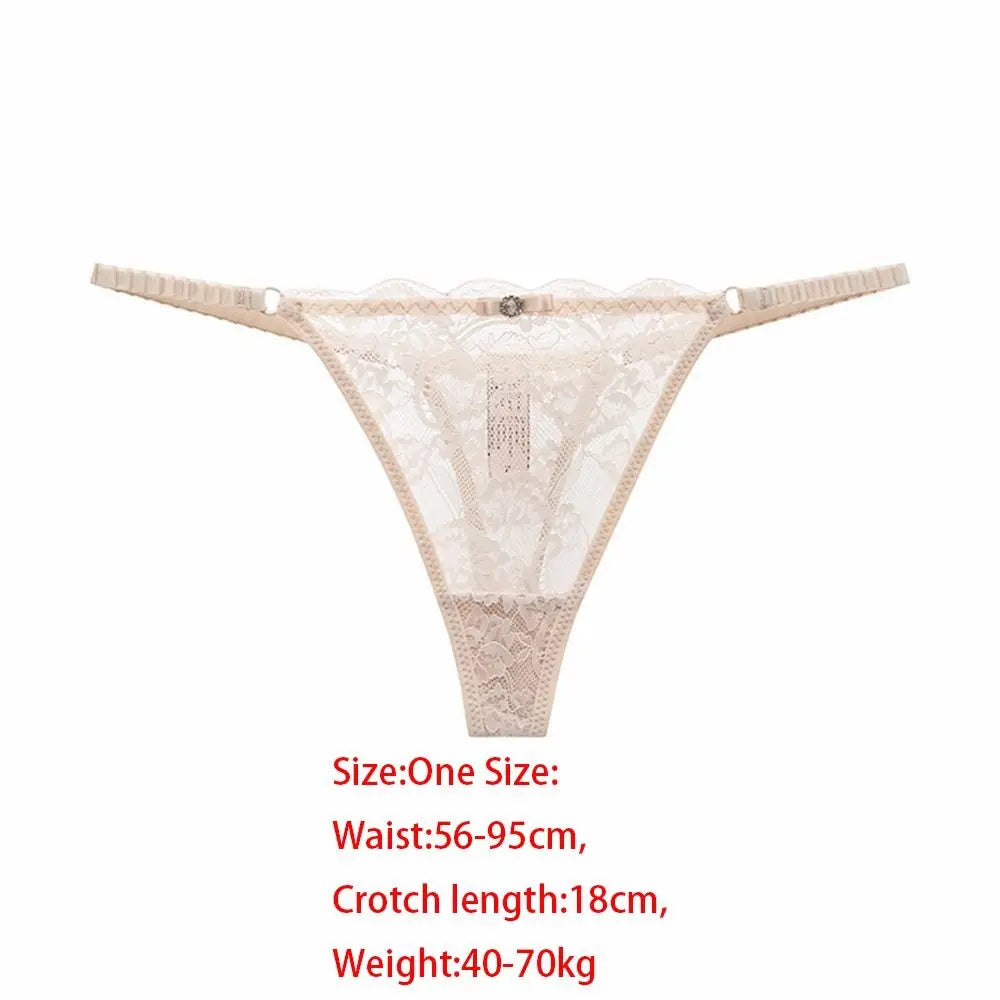 Sexy Underpant, Low Waist Girls. Panties, Flower G-strings, Female Briefs Lace Thong.