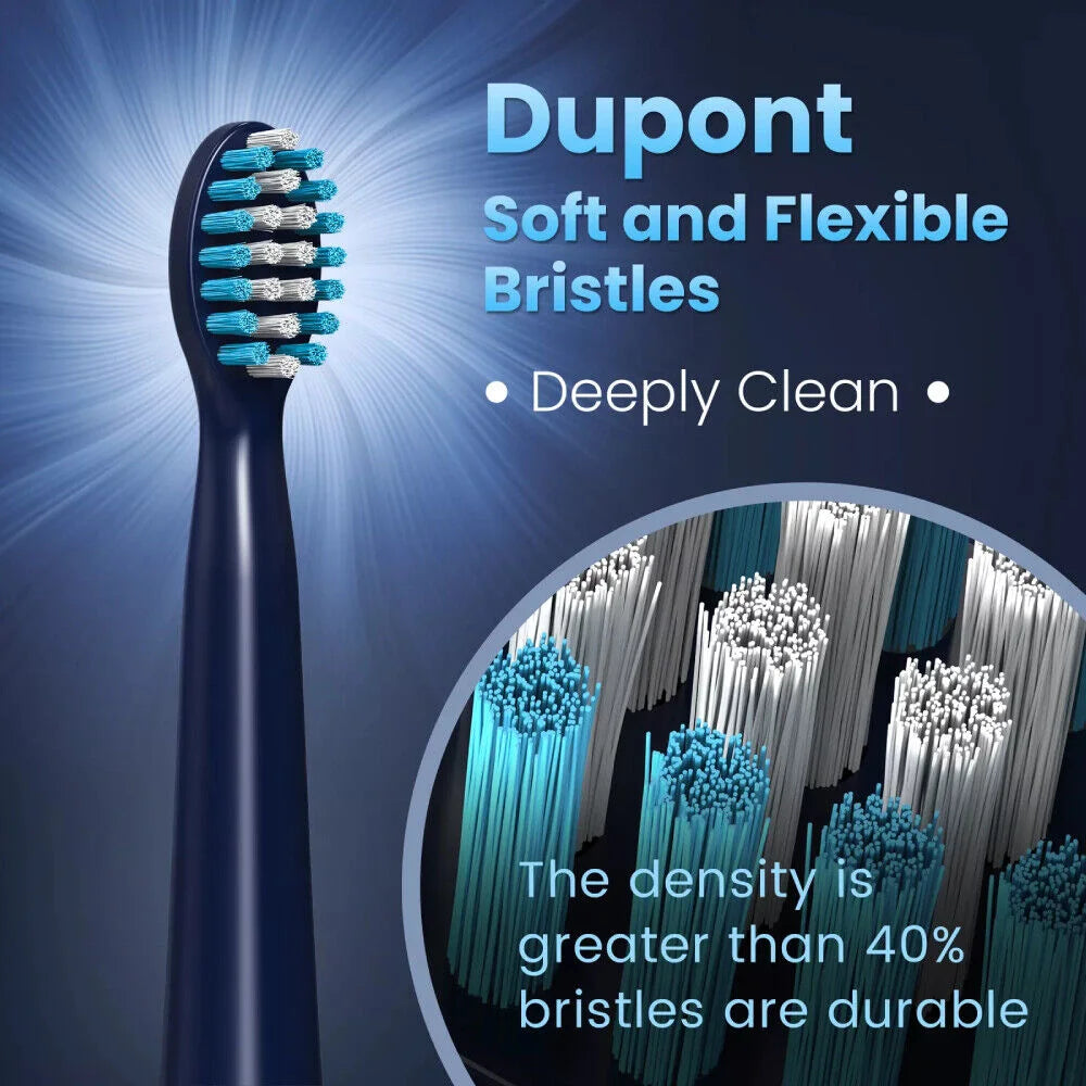 Sejoy Cordless Water Dental Flosser for Teeth Cleaning Denture Brushes 5 Tips IPX7 Portable Oral Irrigator for Home Travel