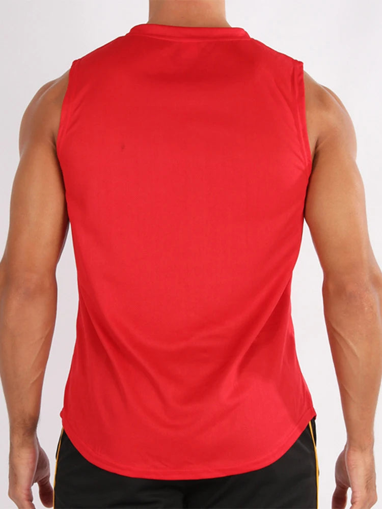 Men's Sleeveless Fitness Vest top. Men's Clothing for Fitness And Running