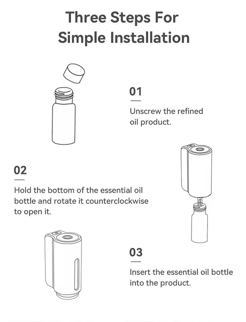 Intelligent car car aromatherapy machine high-end outlet spray diffusion cologne lasting fragrance in the car