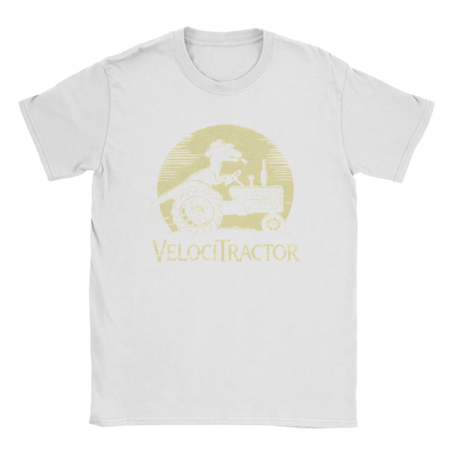 Men's Pure Cotton T-shirt VelociTractor designed Top. Crew Neck, Tee Shirt idea of Gift, casual.