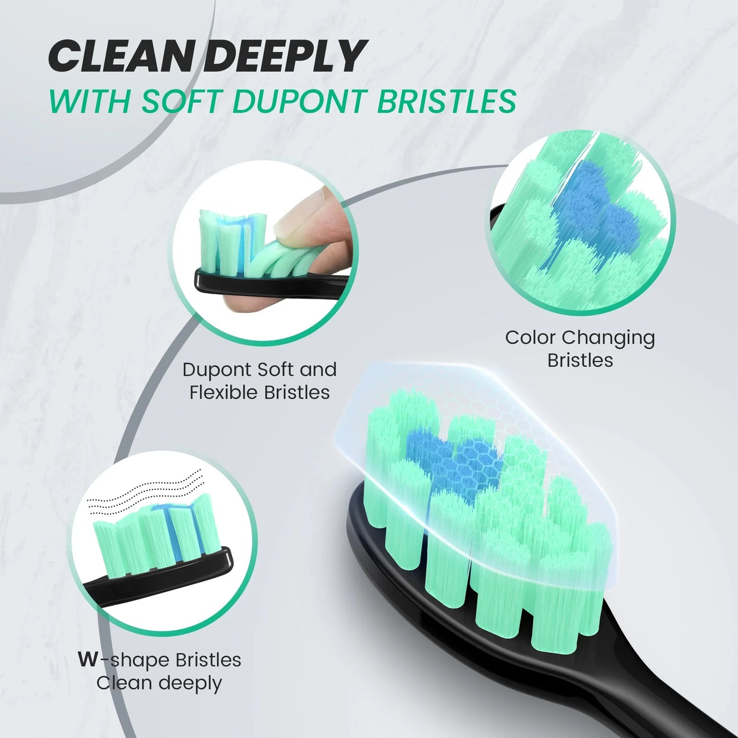 Sejoy Cordless Water Dental Flosser for Teeth Cleaning Denture Brushes 5 Tips IPX7 Portable Oral Irrigator for Home Travel
