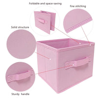 Non-woven Fabric Foldable Storage Box Drawer Style Clothing Organizer Box Clothes Storage Cabinet Organizer Box