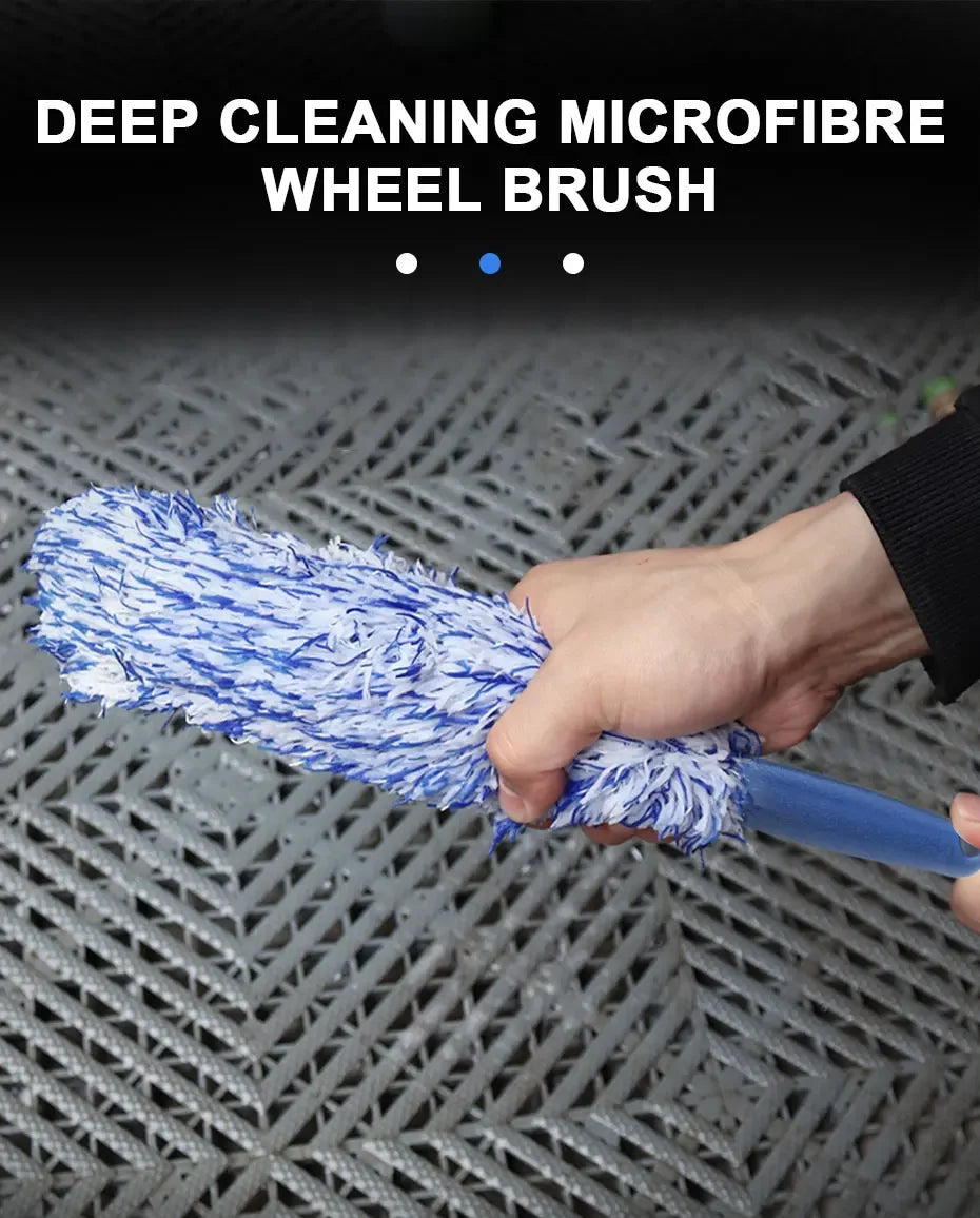 Car Tire and Rim Cleaning Brush Portable.