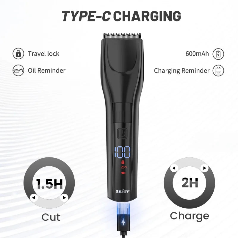 Original Sejoy rechargeable Hair Clipper Kit For Men.