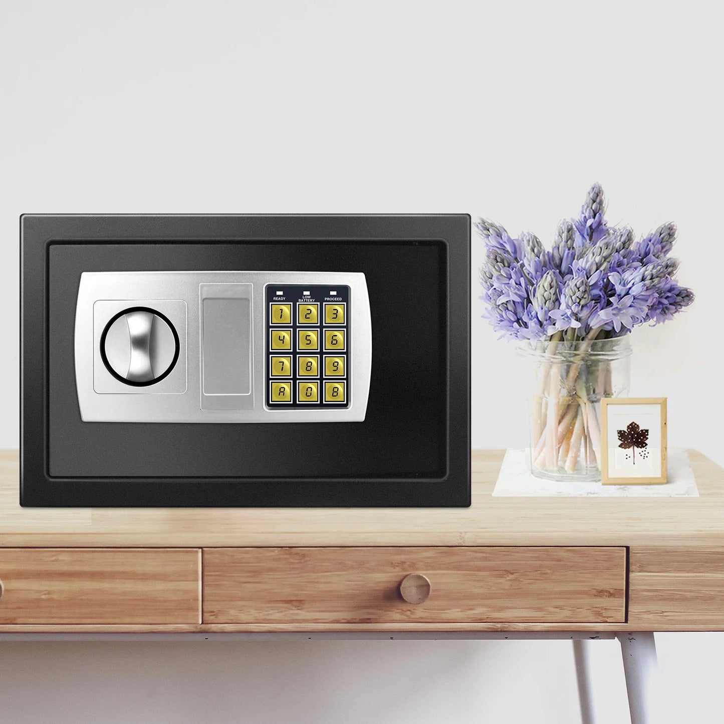 Safe Box for Home, Office. Secured Digital Code Safe with 2 Emergency Keys. Storage - 16L