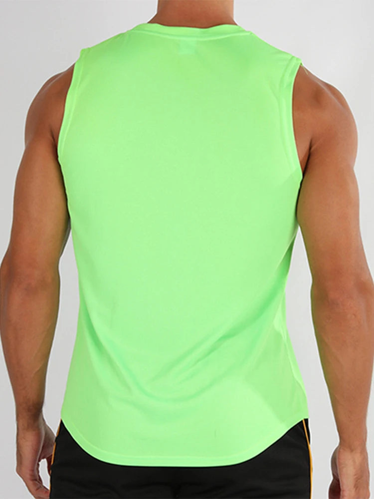 Men's Sleeveless Fitness Vest top. Men's Clothing for Fitness And Running