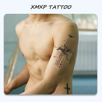Fallen Angel temporary tattoo sticker, waterproof tattoo, lasts to 15 days fake tattoo, semi permanent tattoo Fallen Angel