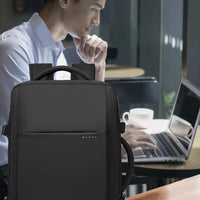 Stylish BANGE Travel Backpack – Business Laptop Backpack 17.3” Expandable, Waterproof, USB Charging, Large Capacity WAREHOUSE SHOP
