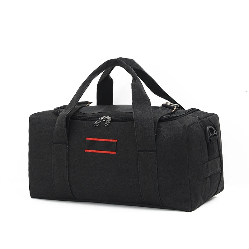 Large Capaci Canvas Travel Bag Handheld Long Distance Lage Bag for Men And Women on Busin Trips Wear Resistant Chee...