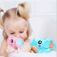 Adorable baby elephant bath toy with gentle water spray. Fun, safe, and engaging shower toy that makes bath time exciting for toddlers and kids - WAREHOUSE SHOP