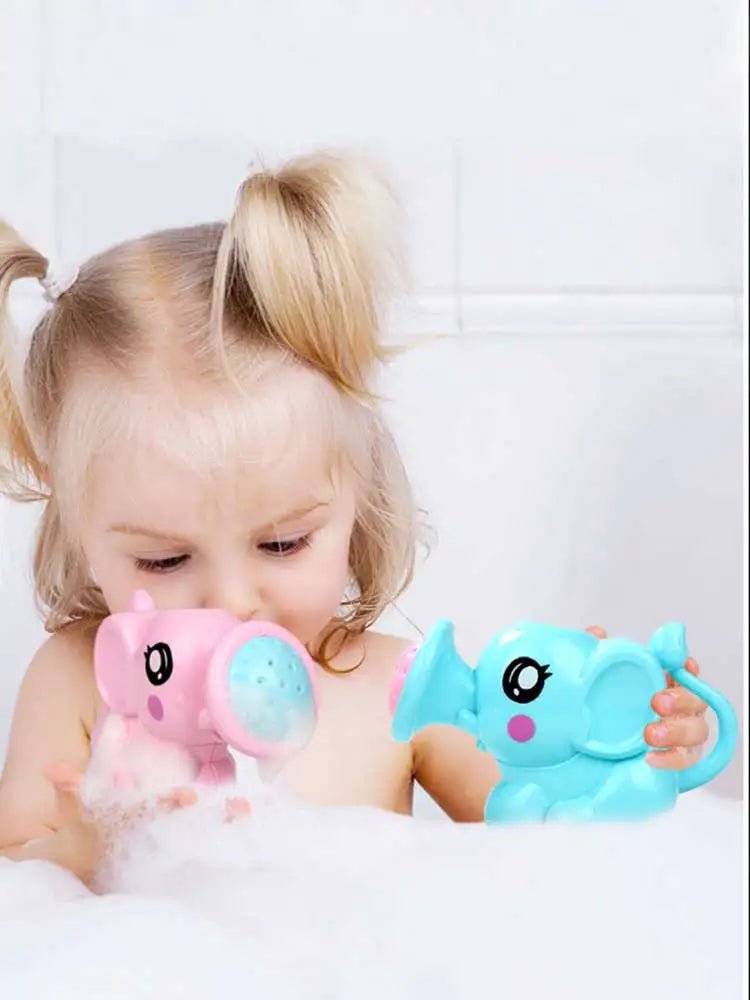 Adorable baby elephant bath toy with gentle water spray. Fun, safe, and engaging shower toy that makes bath time exciting for toddlers and kids - WAREHOUSE SHOP