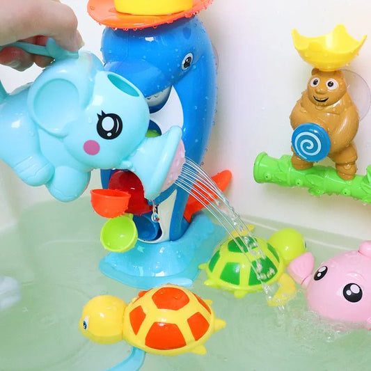 Adorable baby elephant bath toy with gentle water spray. Fun, safe, and engaging shower toy that makes bath time exciting for toddlers and kids - WAREHOUSE SHOP