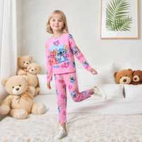 Adorable kids’ Stitch pajamas set – soft, cozy 2 - piece sleepwear for boys and girls, perfect for bedtime or as a cute gift. - WAREHOUSE SHOP