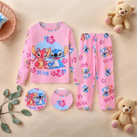 Adorable kids’ Stitch pajamas set – soft, cozy 2 - piece sleepwear for boys and girls, perfect for bedtime or as a cute gift. - WAREHOUSE SHOP