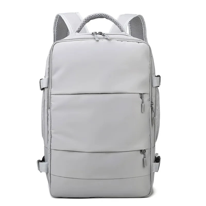 All - in - One Women’s Travel Backpack – Waterproof, Large Capacity, Multi - Compartment, Shoe Storage - WAREHOUSE SHOP