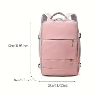 All - in - One Women’s Travel Backpack – Waterproof, Large Capacity, Multi - Compartment, Shoe Storage - WAREHOUSE SHOP