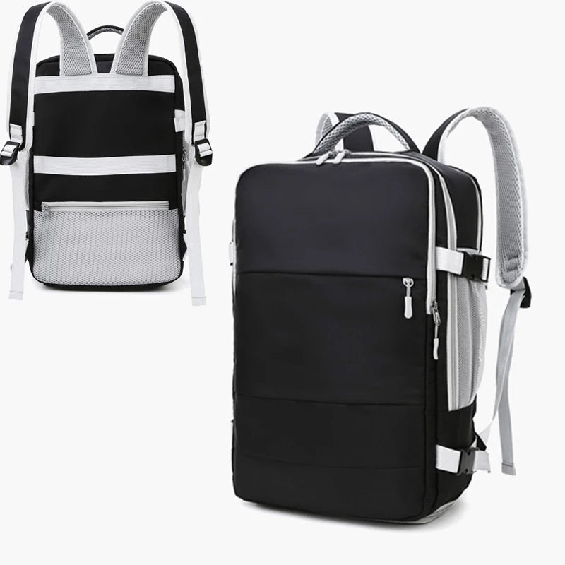 All - in - One Women’s Travel Backpack – Waterproof, Large Capacity, Multi - Compartment, Shoe Storage - WAREHOUSE SHOP