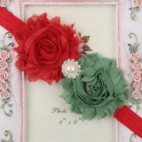 Baby Headband for Girls – Newborn Kids Floral Pearl Hair Accessory, Bow Turban for Photography & Gifts - WAREHOUSE SHOP