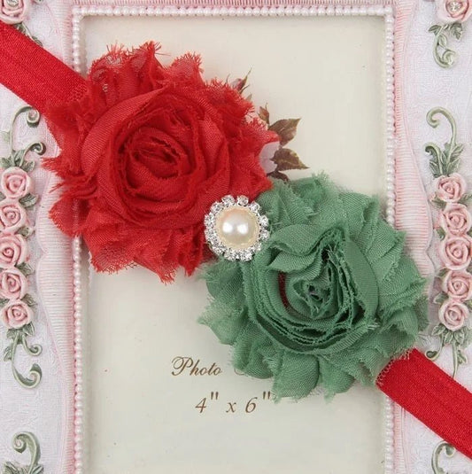 Baby Headband for Girls – Newborn Kids Floral Pearl Hair Accessory, Bow Turban for Photography & Gifts - WAREHOUSE SHOP