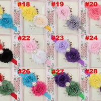 Baby Headband for Girls – Newborn Kids Floral Pearl Hair Accessory, Bow Turban for Photography & Gifts - WAREHOUSE SHOP