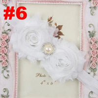 Baby Headband for Girls – Newborn Kids Floral Pearl Hair Accessory, Bow Turban for Photography & Gifts - WAREHOUSE SHOP
