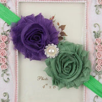 Baby Headband for Girls – Newborn Kids Floral Pearl Hair Accessory, Bow Turban for Photography & Gifts - WAREHOUSE SHOP