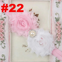 Baby Headband for Girls – Newborn Kids Floral Pearl Hair Accessory, Bow Turban for Photography & Gifts - WAREHOUSE SHOP