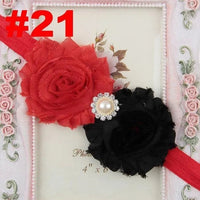 Baby Headband for Girls – Newborn Kids Floral Pearl Hair Accessory, Bow Turban for Photography & Gifts - WAREHOUSE SHOP