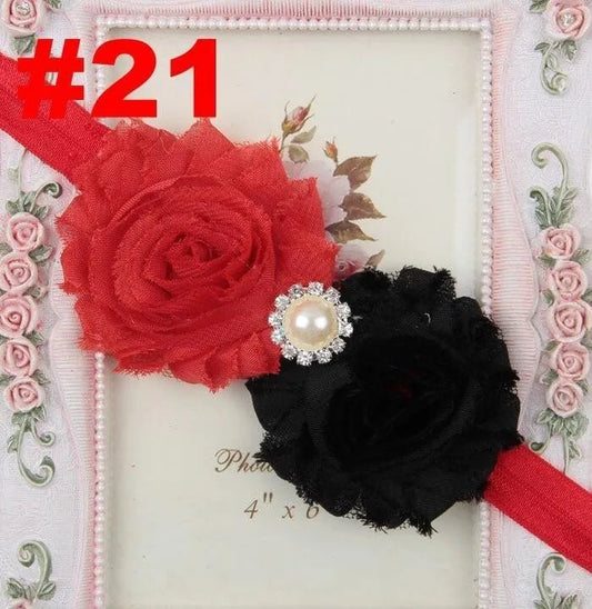 Baby Headband for Girls – Newborn Kids Floral Pearl Hair Accessory, Bow Turban for Photography & Gifts - WAREHOUSE SHOP