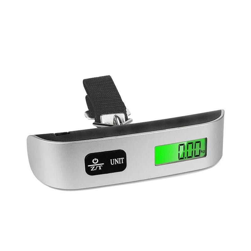 Baggage Digital Portable Scale. LCD Display 110lb/50kg for Electronic Luggage Hanging Suitcase. Bag weighs. - WAREHOUSE SHOP