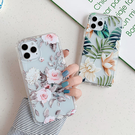 Banana Leaf Watercolor Flowers Are Suitable For Protecting Mobile Phone Cases - WAREHOUSE SHOP