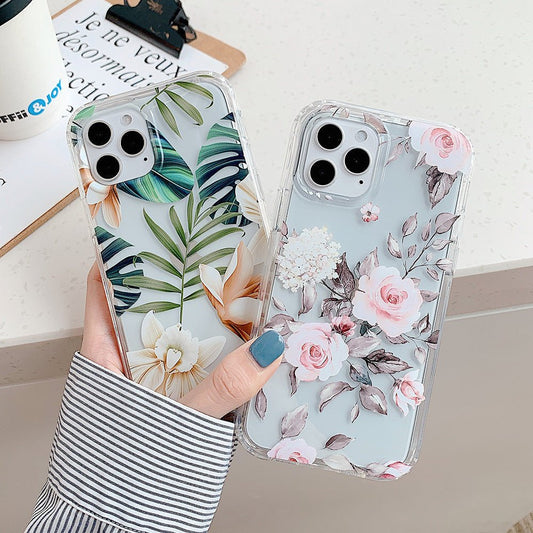 Banana Leaf Watercolor Flowers Are Suitable For Protecting Mobile Phone Cases - WAREHOUSE SHOP