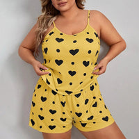 Big Size Summer Pajamas Plus Size Women Pijama Set Sexy Women Sleeveless Sleepwear Woman Women's Sleep Lounge Underwear - WAREHOUSE SHOP