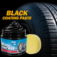 Black Tire Wax, Water - Resistant Car Wheel Shine, Long - Lasting Protection. - WAREHOUSE SHOP