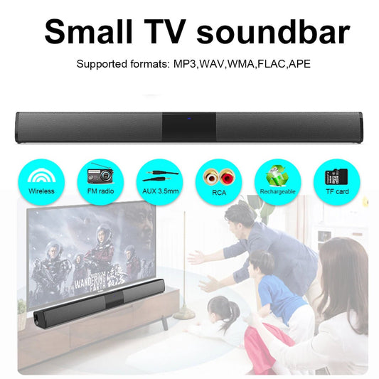 Bluetooth Home Theater Soundbar With Remote Control, RCA, AUX, FM - WAREHOUSE SHOP