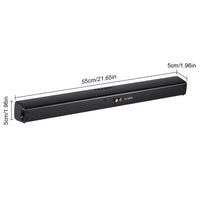 Bluetooth Home Theater Soundbar With Remote Control, RCA, AUX, FM - WAREHOUSE SHOP