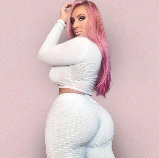 Booty Lifting Anti Cellulite Scrunch Leggings Without Pocket - WAREHOUSE SHOP