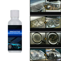 Car Headlight Repair Fluid Scratch Remove Headlight Polish Refurbishment Coating Oxidation Liquid Car Light Repair Agent Tools - WAREHOUSE SHOP
