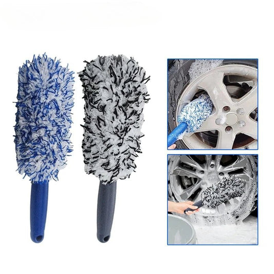 Car Tire and Rim Cleaning Brush Portable. - WAREHOUSE SHOP