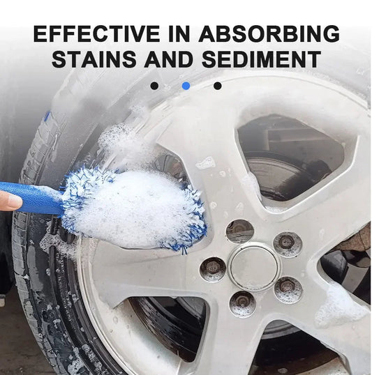 Car Tire and Rim Cleaning Brush Portable. - WAREHOUSE SHOP