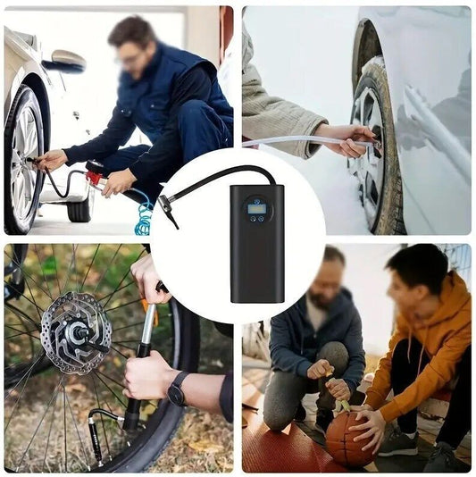 Car Tire Inflator Cordless Digital Display Rechargeable Tire Air Compressor - WAREHOUSE SHOP
