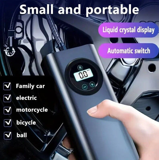 Car Tire Inflator Cordless Digital Display Rechargeable Tire Air Compressor - WAREHOUSE SHOP