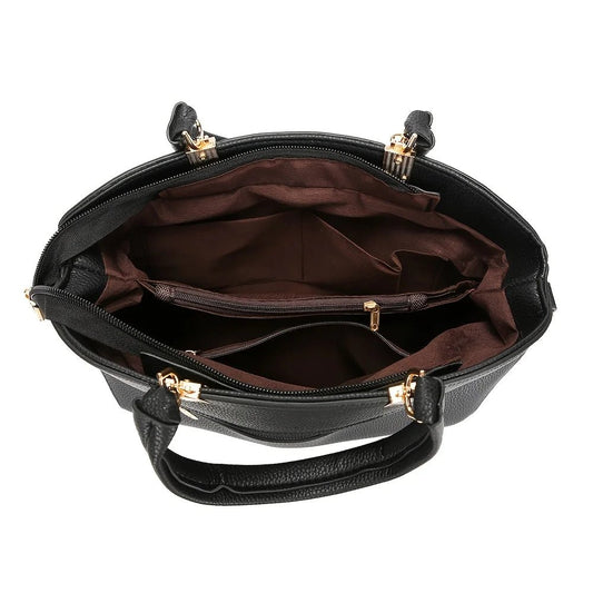 Chic shoulder bag for women featuring a bowknot accent, spacious compartments, and versatile style for work, outings, or daily wear. - WAREHOUSE SHOP