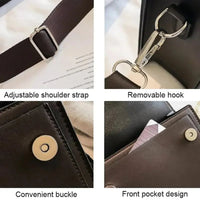 Classic Fashion Crossbody Bag. PU Leather Bags for Women, Travel Handbag, Ladies Shoulder strap Bag. - WAREHOUSE SHOP